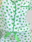 Lucky Clover Shirt and Shorts Lounge Set nicholesgifts