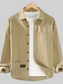 Men's Plus Size Button Up Long Sleeve Shirt nicholesgifts