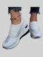 Women Rhinestone Embellished Wedge Sneakers nicholesgifts