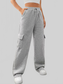 Women Relaxed Fit Pants with Drawstring Waist nicholesgifts