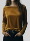 Full Size Velvet Long Sleeve T-Shirt Plus Size nicholesgifts