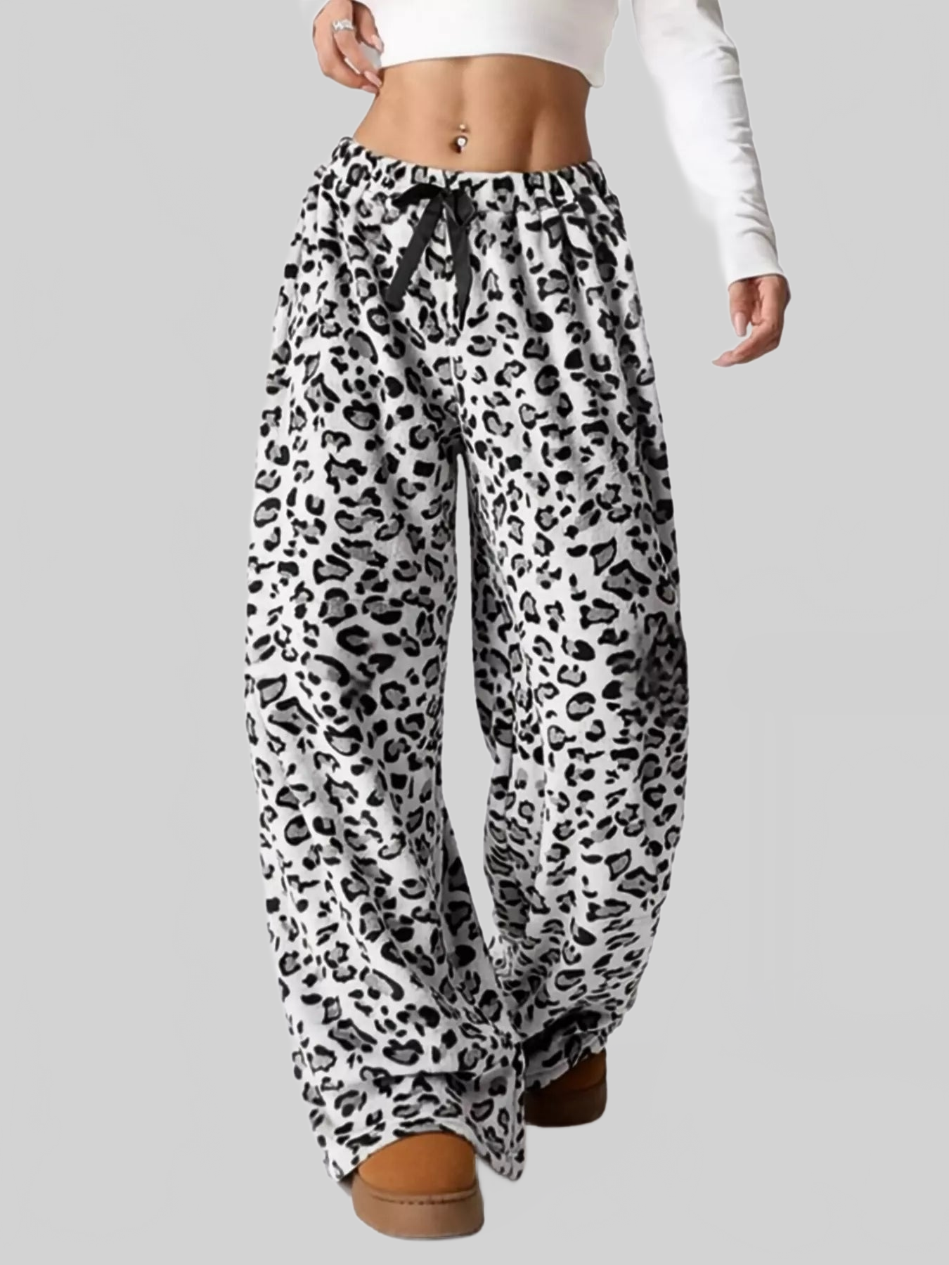 Leopard Wide Leg Pants NicholesGifts