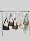 Pleated Dumpling Crossbody Bag nicholesgifts