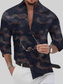 Men's Full Size Collared Neck Long Sleeve Shirt Plus Size nicholesgifts