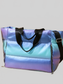 Women Gradient Quilted Travel Bag with Side Zippers nicholesgifts