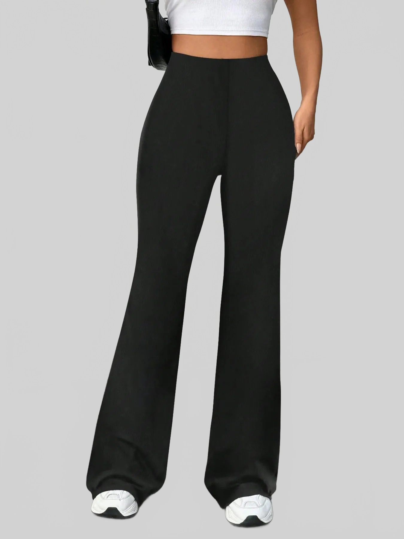 Women High Waisted Flare Pants nicholesgifts