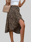 Tied Slit Printed Skirt nicholesgifts