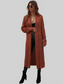 Waffle Knit Open Front Duster Cardigan With Pockets nicholesgifts