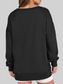 Women Notched Long Sleeve Oversized Sweatshirt nicholesgifts