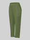 Women Full Size Side Decor Button Casual Wide Leg Pants Plus Size nicholesgifts