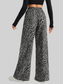 Women Full Size Leopard Print Wide Leg Pants Plus Size nicholesgifts