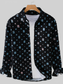 Men's Plus Size Casual Button-Up Shirt nicholesgifts