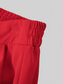 Women Pleated Detail Pull On High Elastic Waist Loose Straight Pants nicholesgifts