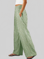 Women Gingham High-Waisted Wide Leg Pants nicholesgifts