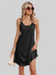 Eyelet Scoop Neck Double Strap Dress nicholesgifts