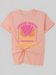 Women Forever Chasing Sunsets Round Neck T-Shirt nicholesgifts
