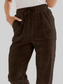 Women Relaxed Fit Corduroy Pants nicholesgifts