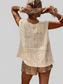 Crochet Lace V-Neck Vest nicholesgifts