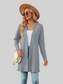 Long Sleeve Open Front Cardigan nicholesgifts