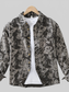 Men's Plus Size Button Up Long Sleeve Printed Shirt nicholesgifts