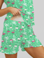 Printed Round Neck Top and Shorts Lounge Set nicholesgifts