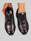 Women Lace Up Round Toe Sneakers nicholesgifts