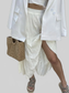 Ruched Elastic Waist Skirt nicholesgifts