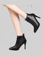 Pointed-Toe Stiletto Ankle Boots NicholesGifts