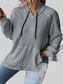 Full Size Drawstring Long Sleeve Hoodie NicholesGifts
