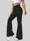 Women High Waisted Flare Pants nicholesgifts