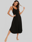 V-Neck Midi Lounge Dress nicholesgifts