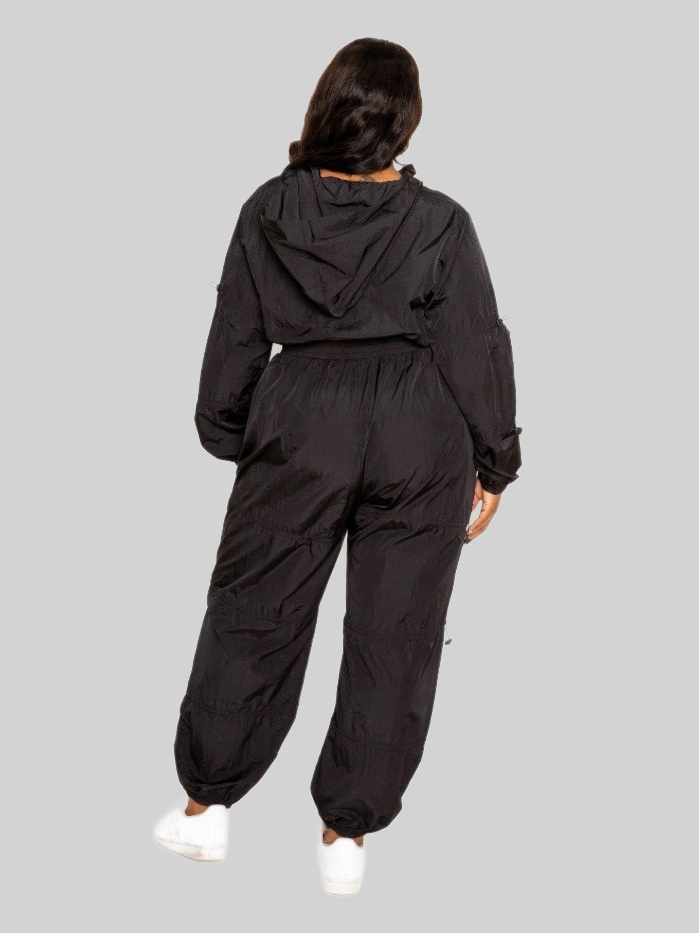 Women Active Zip Up Set With Cord Lock Detail nicholesgifts