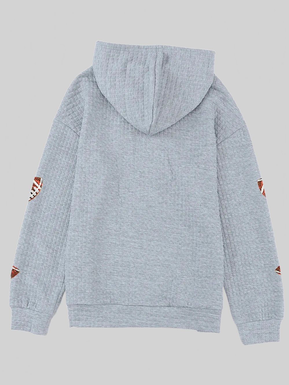 Drawstring Football Long Sleeve Hoodie NicholesGifts