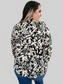 Women Double Take Full Size Printed Ruffle Trim Balloon Sleeve Shirt NicholesGifts