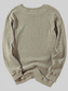 Women Lucky Clover Sequin Round Neck Sweatshirt nicholesgifts