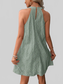 Eyelet Grecian Neck Mini Dress nicholesgifts