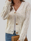 Cable Knit Button-Up Cardigan NicholesGifts