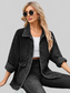 Button Up Long Sleeve Denim Jacket nicholesgifts