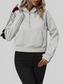 NicholesGifts Women Mandy Zip-Up Raglan Sleeve Hoodie with Pocket NicholesGifts