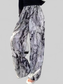 Women Abstract Print Wide Leg Pants nicholesgifts
