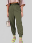Women High Waist Cropped Pants nicholesgifts