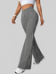 Women High Waisted Flare Pants nicholesgifts