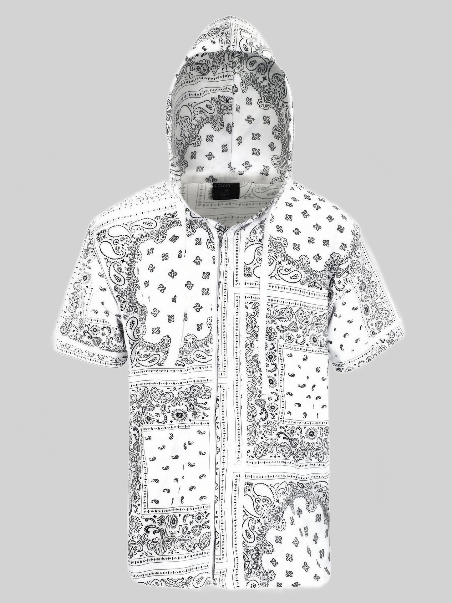Men Hooded Bandana Baseball Jersey nicholesgifts