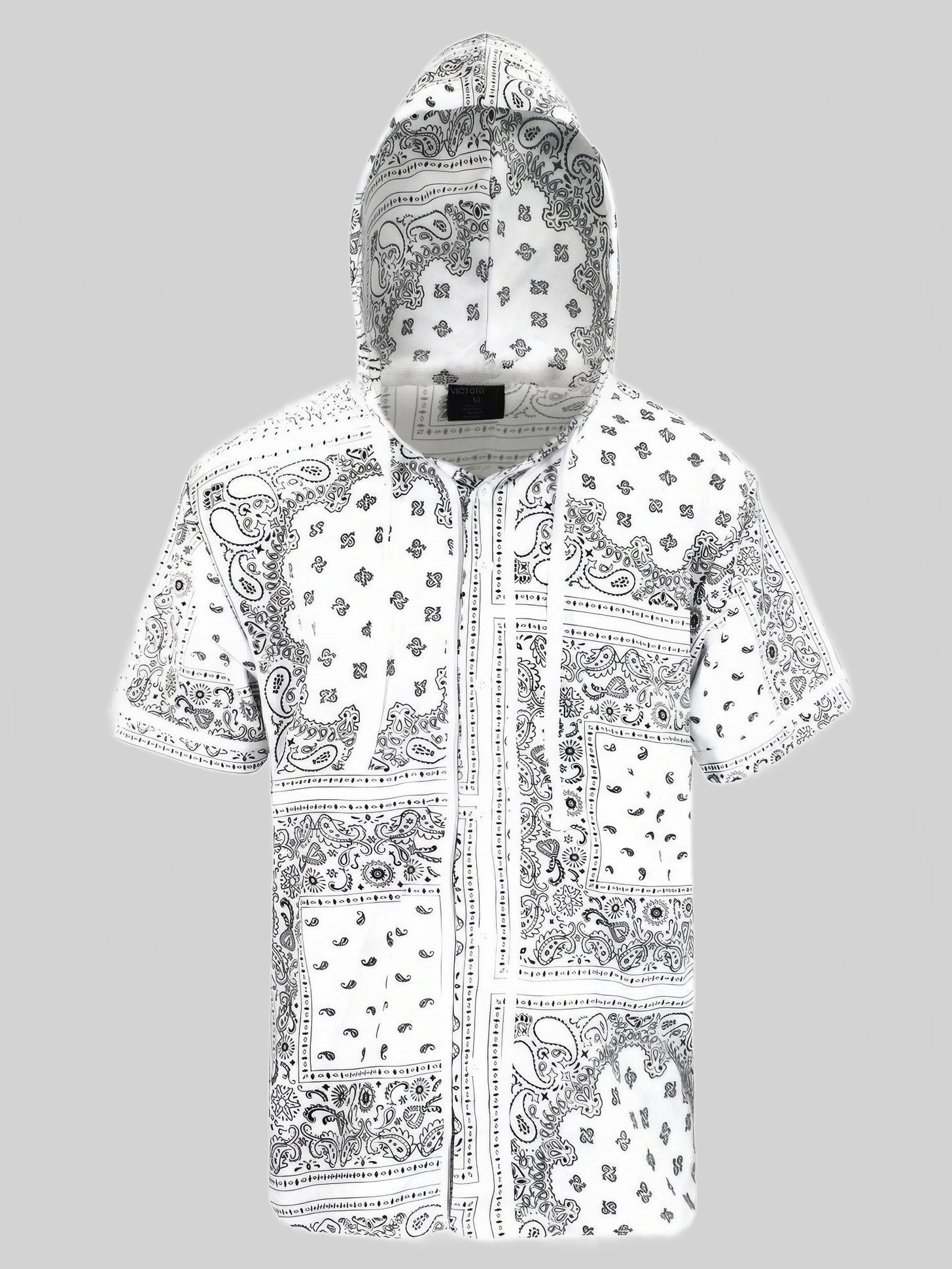 Men Hooded Bandana Baseball Jersey nicholesgifts