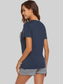 Striped Short Sleeve Top and Shorts Lounge Set nicholesgifts