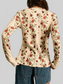 Floral Print Long Sleeve T-Shirt nicholesgifts