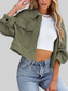 Button Up Long Sleeve Jacket nicholesgifts