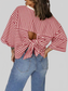 Striped Back Bow Tie T-Shirt nicholesgifts