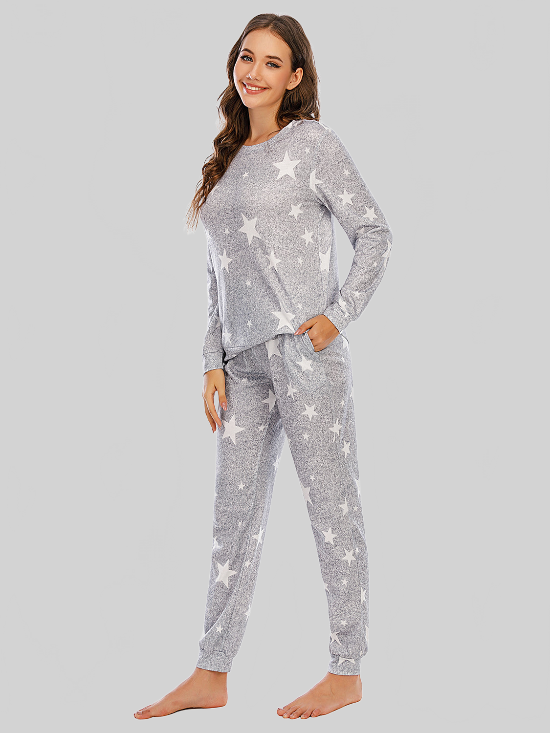 Star Top and Pants Lounge Set nicholesgifts