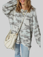 Women Camouflage Long Sleeve Sweatshirt nicholesgifts